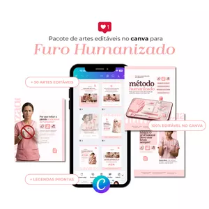 Imagem de PACK PARA FURO HUMANIZADO - Criaé Studio criado por Criaé Studio na hotmart