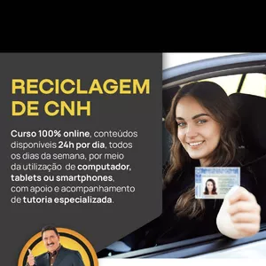 Imagem de capa para o Curso online Curso de reciclagem para condutores infratores