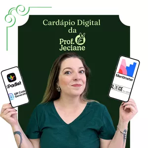 Imagem de capa para o Ebook Cardápio Digital da Prof Jeciane