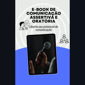 Imagem de capa para o Ebook E-book “Comunicação Assertiva e Oratória”