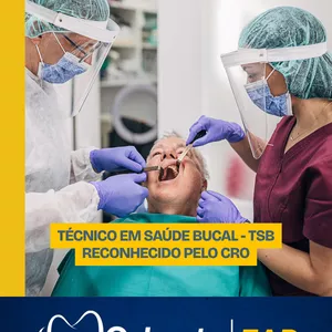 Imagem de capa para o Curso online Técnico em Saúde Bucal (TSB) EAD - Reconhecido pelo CRO