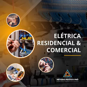 Imagem de capa para o Ebook Elétrica Residencial &amp; Comercial