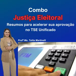 Imagem de capa para o Ebook Combo Justiça Eleitoral - TSE Unificado