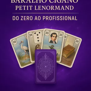 Imagem do curso Desvendando o Baralho Cigano - Petit Lenormand - do zero ao profissional 