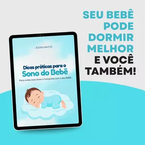 Imagem de capa para o Ebook Dicas práticas para o Sono do Bebê