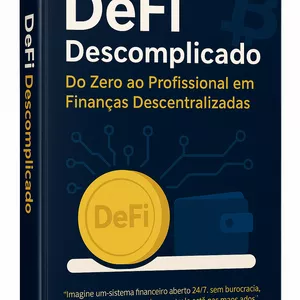 Imagem de capa para o Ebook “DeFi Descomplicado: Do Zero ao Profissional em Finanças Descentralizadas”