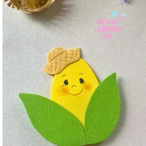 Imagem de capa para o Ebook Enfeite Junino Milho 