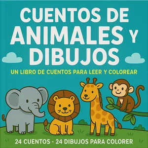 Imagen de portada para Ebook Cuentos de animales y dibujos 