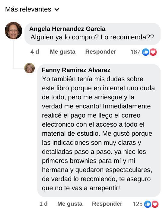 ¡Comentarios de los estudiantes!