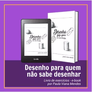 Imagem de capa para o Ebook Desenho para quem não sabe desenhar - E-book de Exercícios