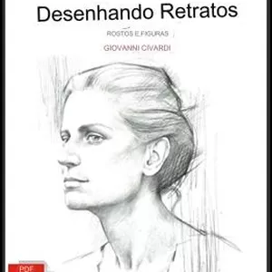 Imagem de capa para o Curso online E-BOOK A ARTE DO DESENHO - DESENHANDO RETRATOS - GIOVANNI CIVALDI EM PORTUGUÊS