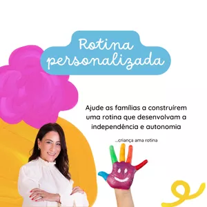 Imagem de capa para o Ebook Rotinas Personalizadas - para orientar famílias 