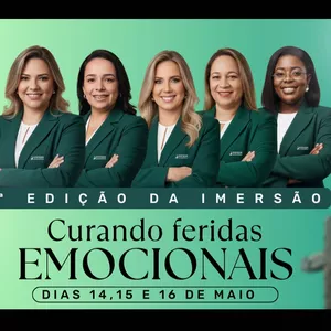 Imagem de capa para o Evento online Imersão Curando Feridas Emocionais (Quarta Edição)
