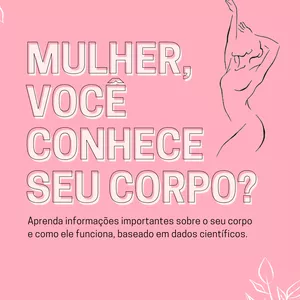 Imagem de capa para o Ebook E-book: Mulher, conhece seu corpo?