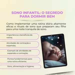 Imagem de capa para o Ebook SONO INFANTIL: O SEGREDO PARA DORMIR BEM