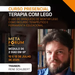 Imagem de capa para o Evento presencial Terapia com LEGO® - o uso do brinquedo de montar Lego como recurso terapêutico e ferramenta educacional