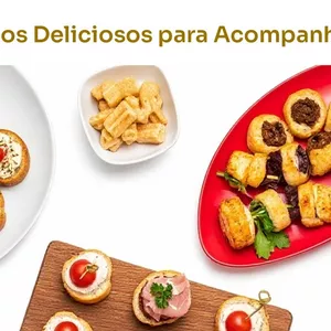 Imagem de capa para o Ebook 30 Petiscos Deliciosos para Acompanhar Drinks