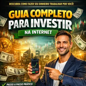 Imagem de capa para o Ebook GUIA COMPLETO PARA INVESTIR NA INTERNET