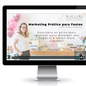 Imagem de capa para o Curso online Marketing Digital Pratico para Festas