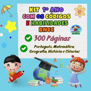 Imagem de capa para o Ebook Kit 1º Ano - Ensino Fundamental I - Com Códigos das Habilidades BNCC