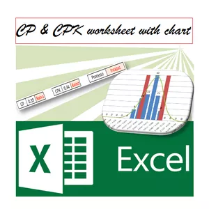 Cover image for Online course Cp and Cpk worksheet with chart