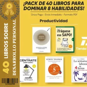 Imagen de portada para Ebook Pack de 40 Libros Sobre Desarrollo Personal.