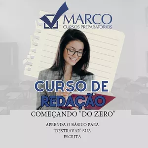Imagem de capa para o Curso online REDAÇÃO "DO ZERO"