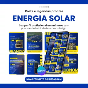 Imagem do curso CANVA PACK ENERGIA SOLAR