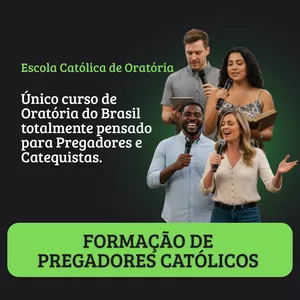 Imagem de capa para o Curso online Formação de Pregadores Católicos