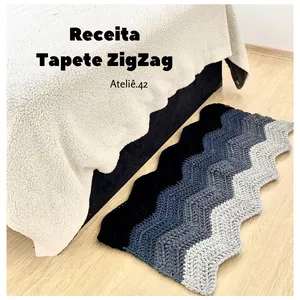 Imagem de capa para o Ebook Receita Tapete ZigZag