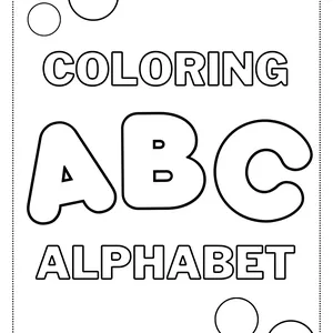 Cover image for Ebook Alphabet coloring book