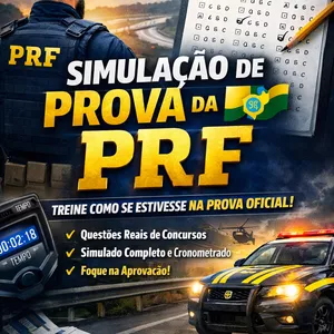 Imagem do curso (SIMULAÇÃO) Prova concurso PRF