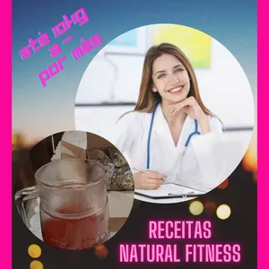 Imagem de capa para o Ebook Receitas Natural Fitness
