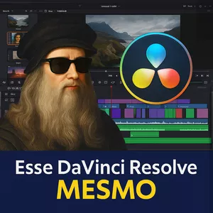 Imagem do curso Esse DaVinci Resolve MESMO - (Dominando a Versão Gratuita do DaVinci Resolve e Criando Vídeos Virais)