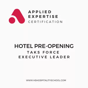 Imagen de portada para Curso online Task Force Executive Leader Hotel Pre-Opening Applied Expertise Certification 