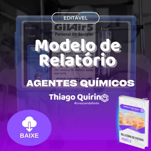 Imagem de capa para o Curso online Modelo MASTER - Relatório de Agentes químicos – Editável