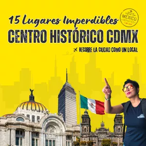 Imagen de portada para Ebook Guía Turística Digital: 15 Imperdibles del Centro Histórico de CDMX