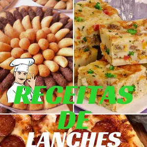 Imagem de capa para o Ebook Receitas de lanche