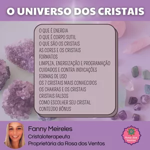 Imagem do curso Curso o Universo dos Cristais