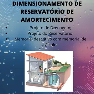 Imagem de capa para o Curso online Dimensionamento de Reservatório de Amortecimento 