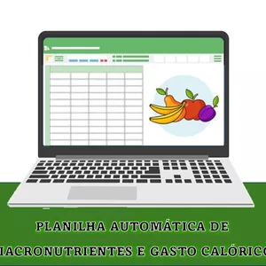 Imagem de capa para o Ebook PLANILHA DE MONTAGEM DE REFEIÇÕES E MACRONUTRIENTES 