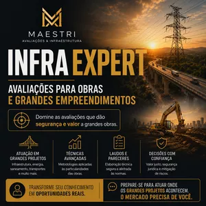 Imagem do curso INFRA EXPERT — Avaliações para Obras e Grandes Empreendimentos