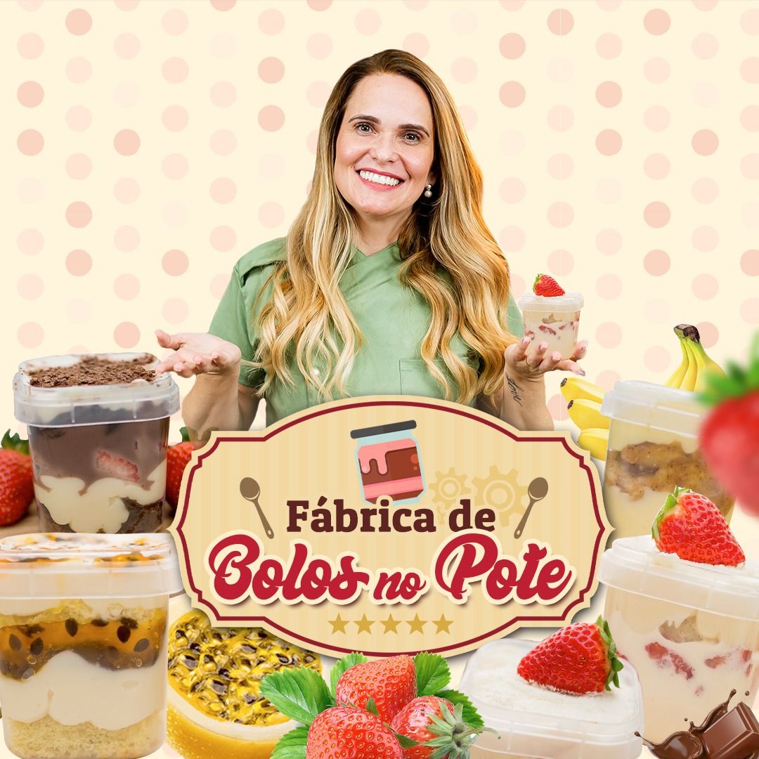 Apostila Fábrica de Bolos no pote Chef Isis Alvarez