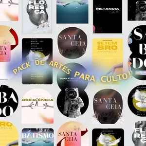 Imagem de capa para o Curso online PACK DE TEMPLATES PARA STORIES DE CULTO EDITÁVEL