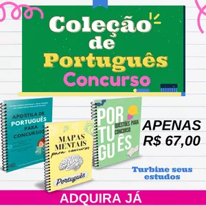 Imagem de capa para o Ebook Coleção de Português para Concursos