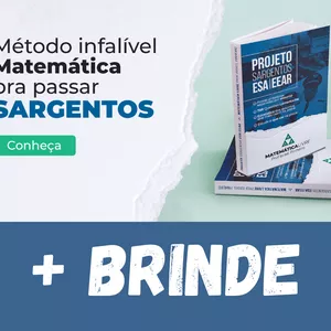 Imagem de capa para o Ebook Projeto Sargentos - Matemática ESA e EEAR