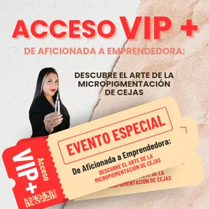 Imagen de portada para Curso online VIP PLUS MASTERCLASS - MICROPIGMENTACIÓN DE CEJAS