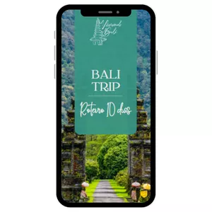 Imagem de capa para o Ebook Roteiro de 10 Dias em Bali