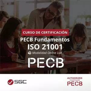 Imagen de portada para Curso online Certificación PECB Foundation ISO 21001