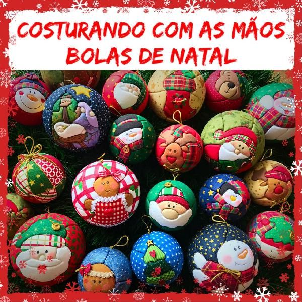 Imagem de Costurando com as Mãos Bolas de Natal criado por Cecília na hotmart
